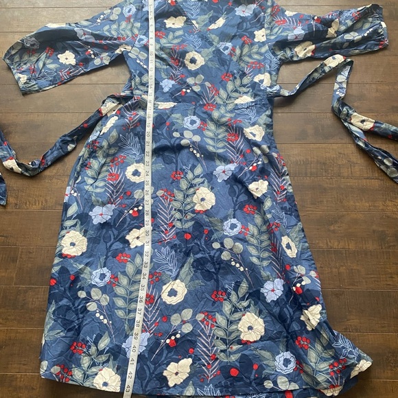 Karma East Ella Wrap dress in Gardenia - Picture 6 of 15